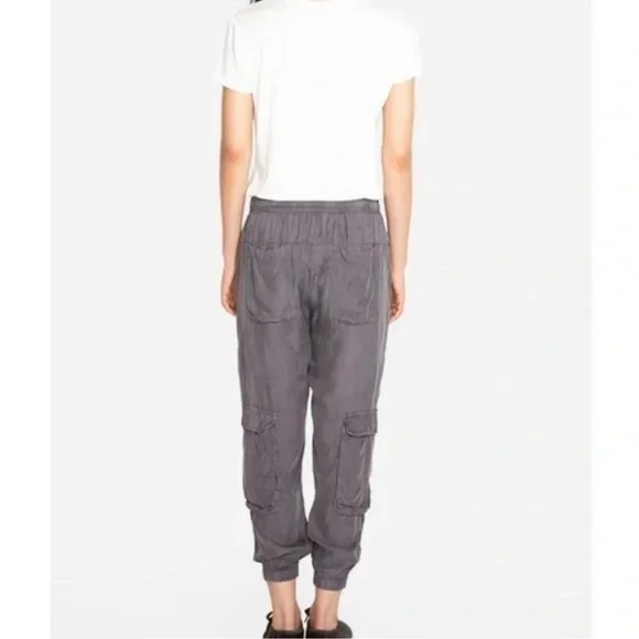 JOHNNY WAS Small Gray Rumble Rayon Joggers Pants - Picture 2 of 7